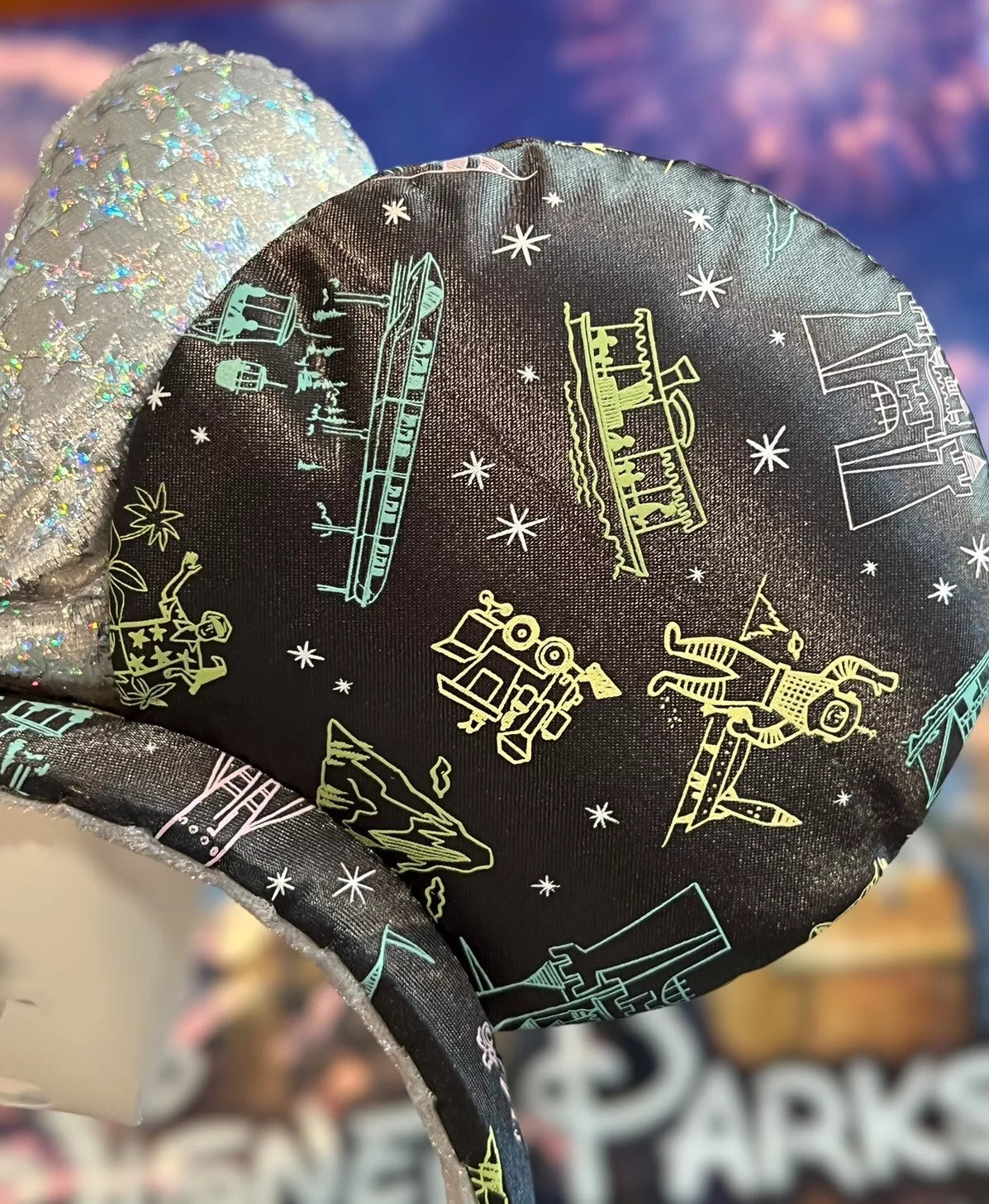 Disney Parks 100 Year Anniversary Disneyland Resort Minnie Ears Headband