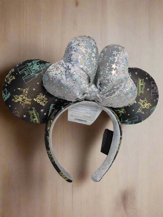 Disney Parks 100 Year Anniversary Disneyland Resort Minnie Ears Headband