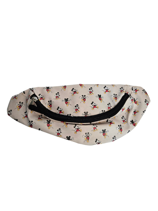Disney Mickey Mouse Tan AOP Fanny Pack Belt Bag