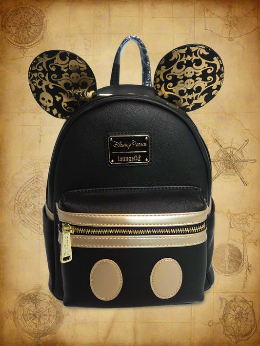 Disney Parks Mickey Mouse The Main Attraction Pirates of the Caribbean Mini Backpack