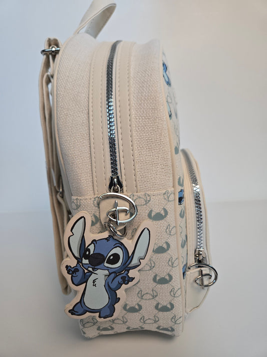 Retired Disney Stitch Canvas Backpack