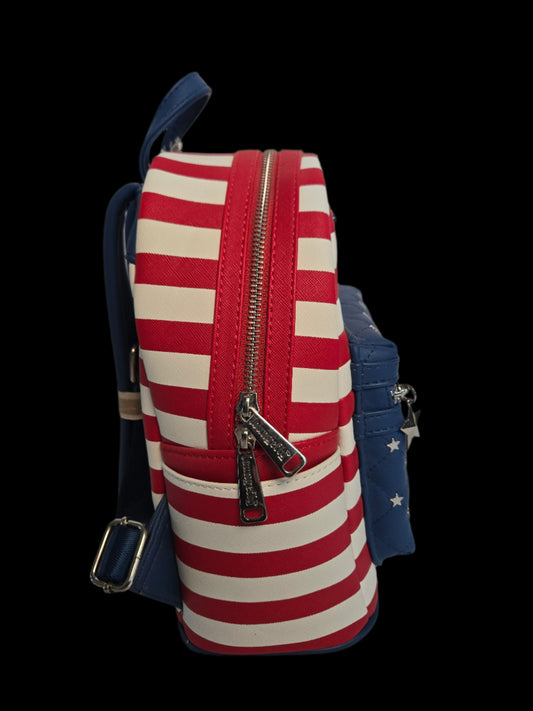 Americana Quilted Mini Backpack