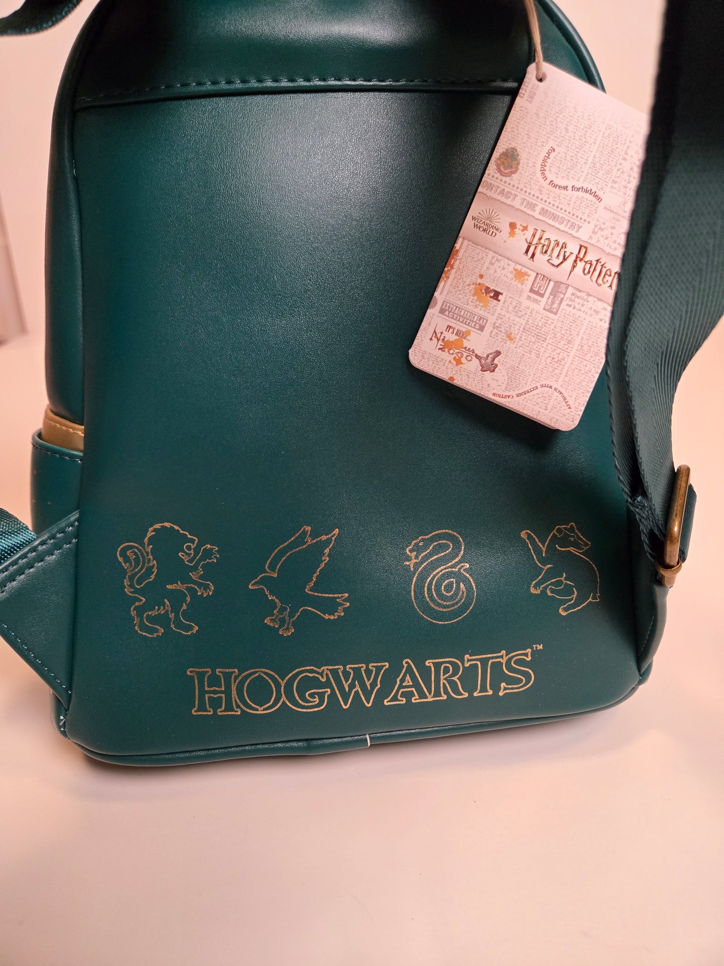 Harry Potter Golden Hogwarts Castle Mini Backpack