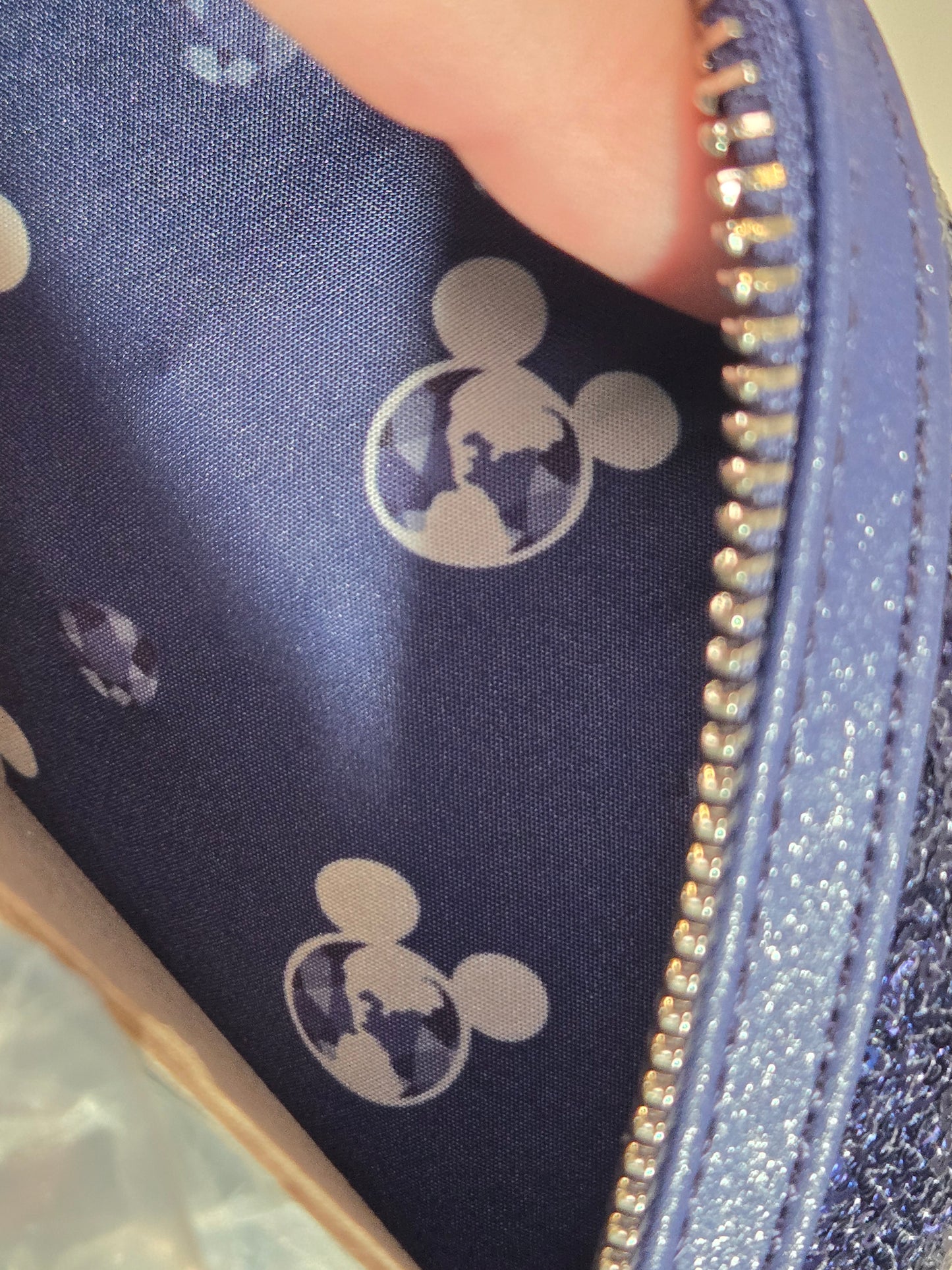 Disney Parks Purple Sequin Disney Vacation Club Mini Backpack - RARE