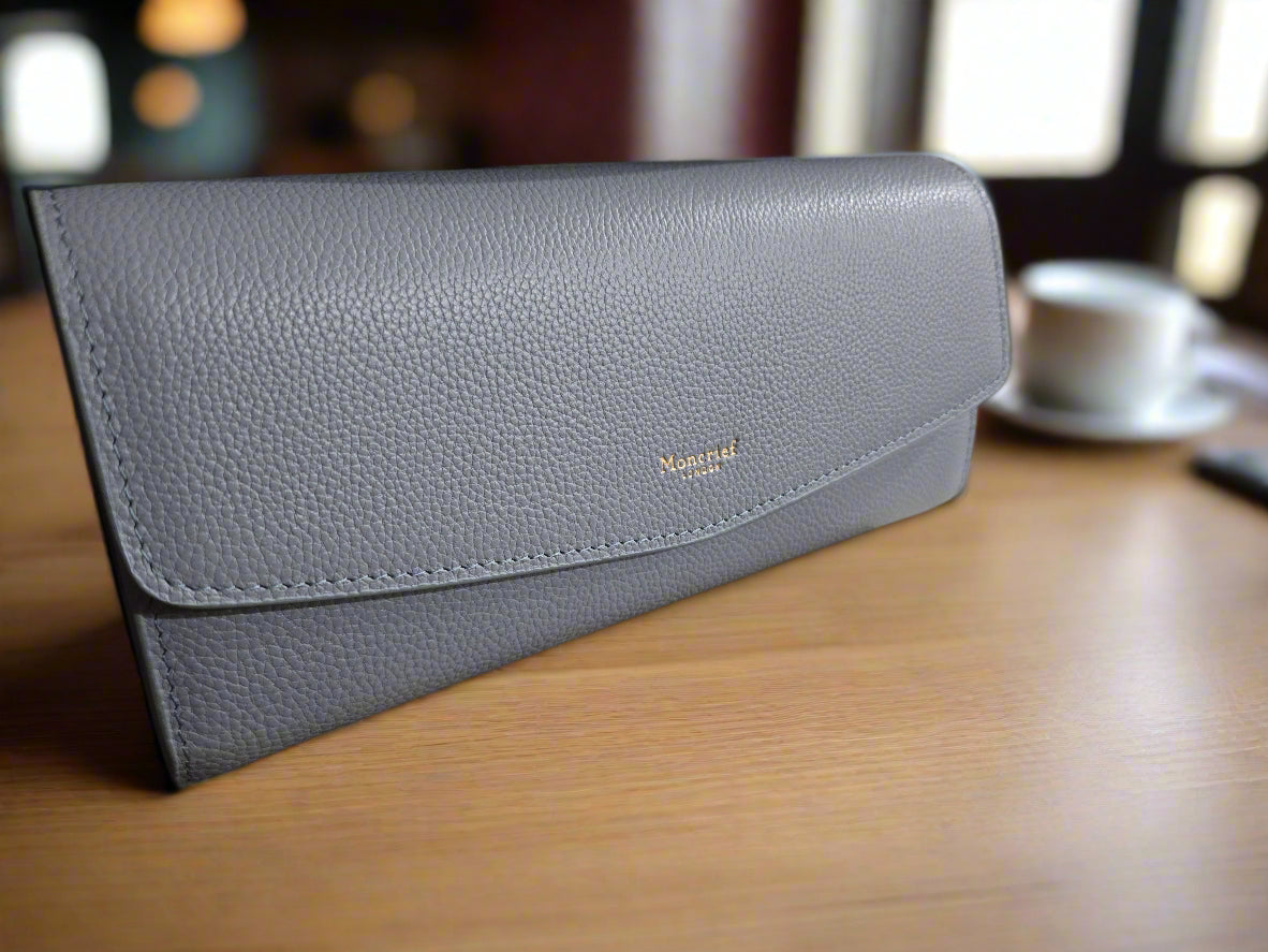 Moncrief London Tillie Dirty Blue Wallet