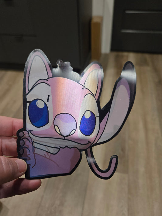 Disney Stitch and Angel 3D Lenticular Sticker