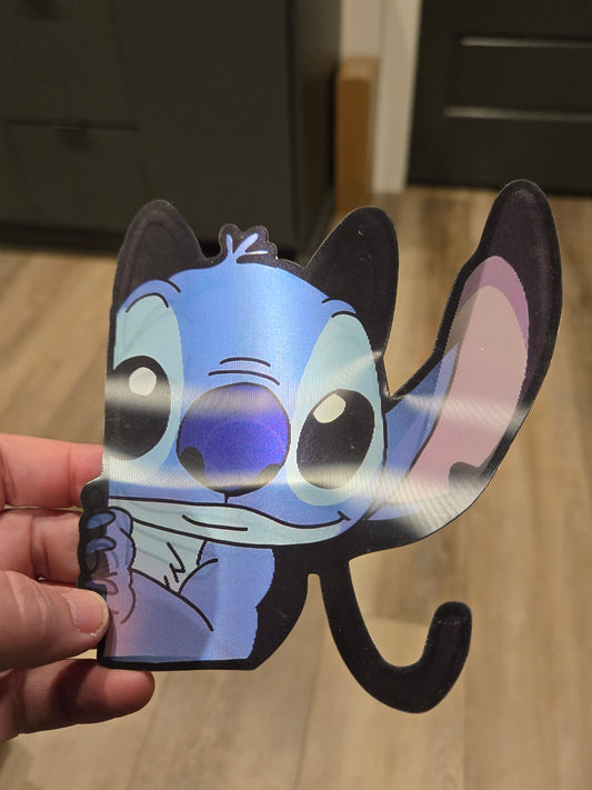 Disney Stitch and Angel 3D Lenticular Sticker