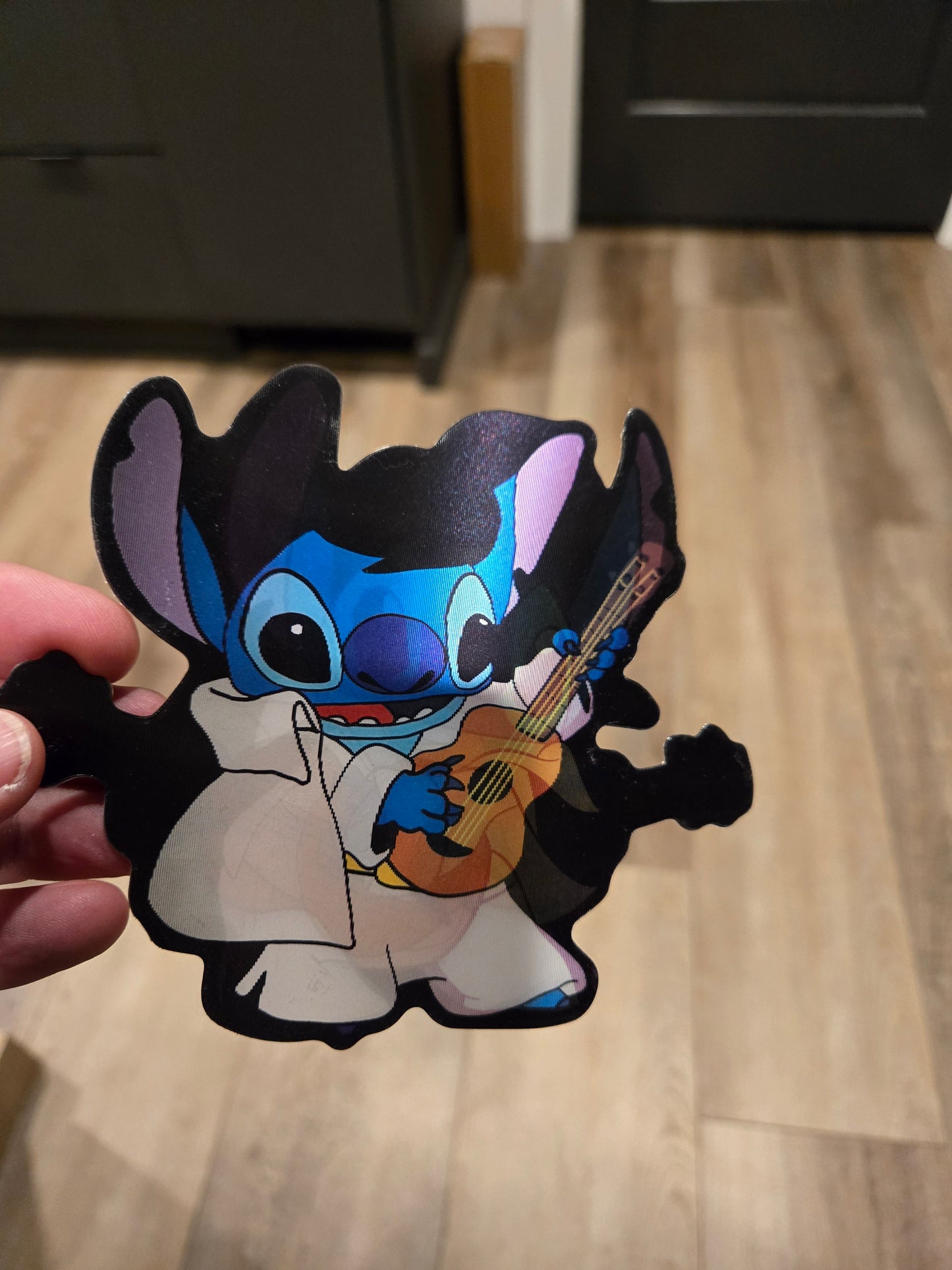 Disney Elvis Stitch 3D Lenticular Sticker