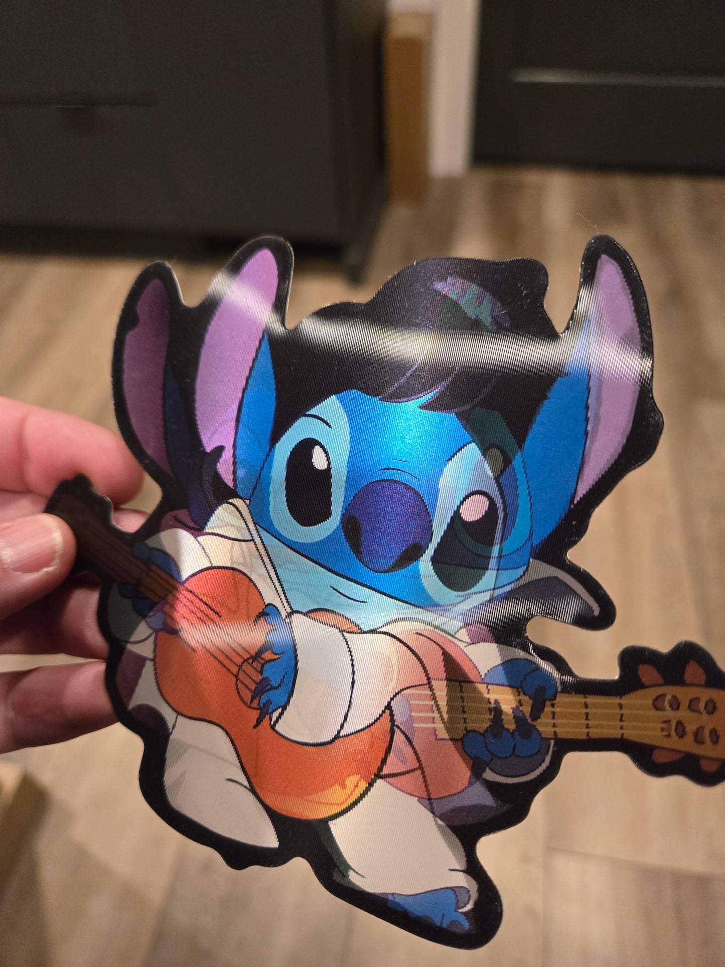 Disney Elvis Stitch 3D Lenticular Sticker