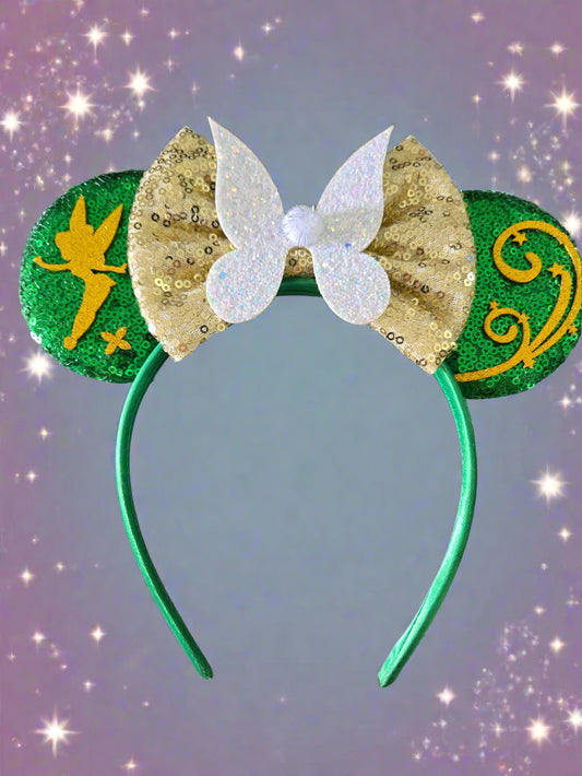 Disney Sequin Peter Pan Tinkerbell Ears