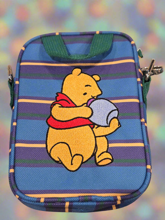 Disney Parks Winnie the Pooh Striped Crossbody