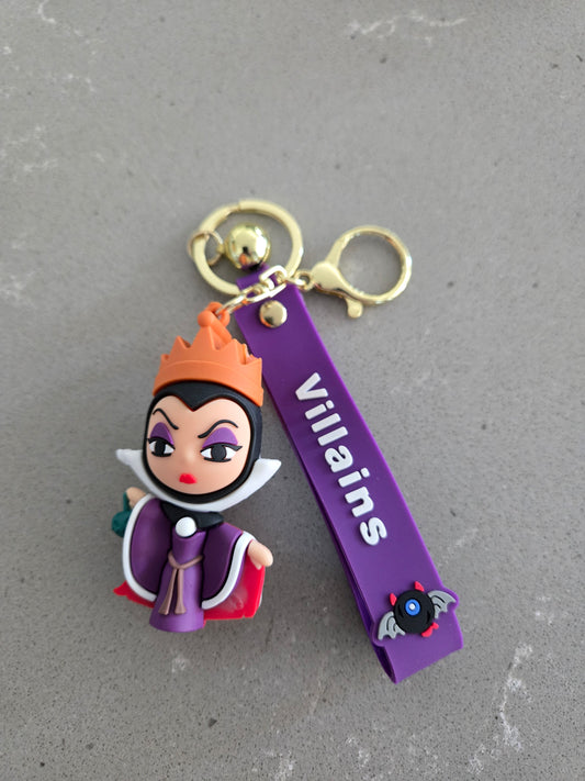 Disney Snow White Keychain Bag Clip - Evil Queen