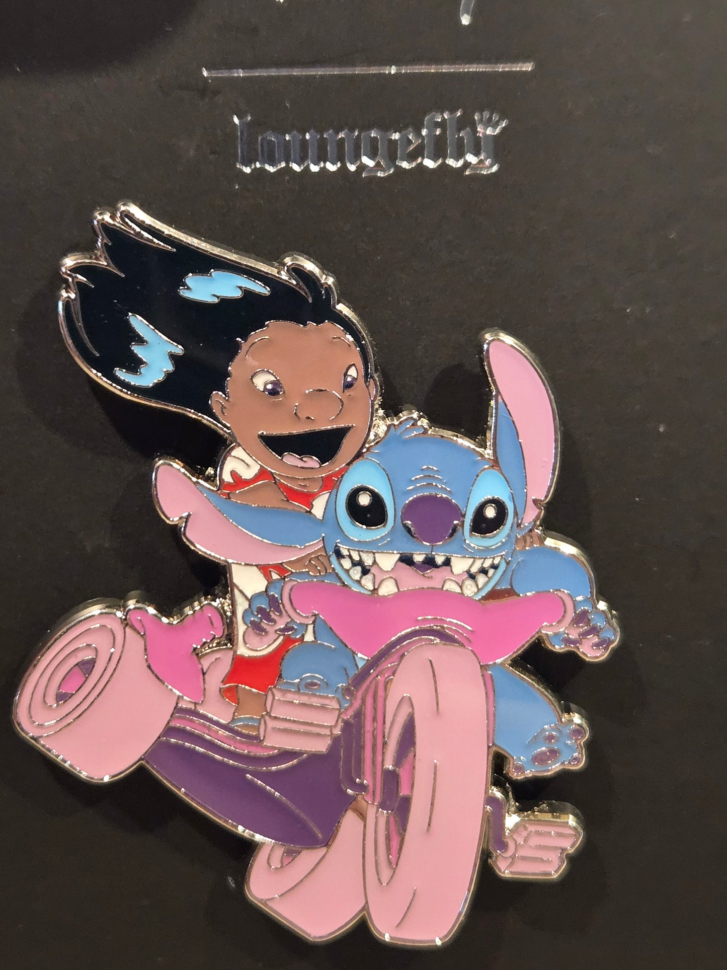 Disney Lilo & Stitch Bicycle Enamel Trading Pin