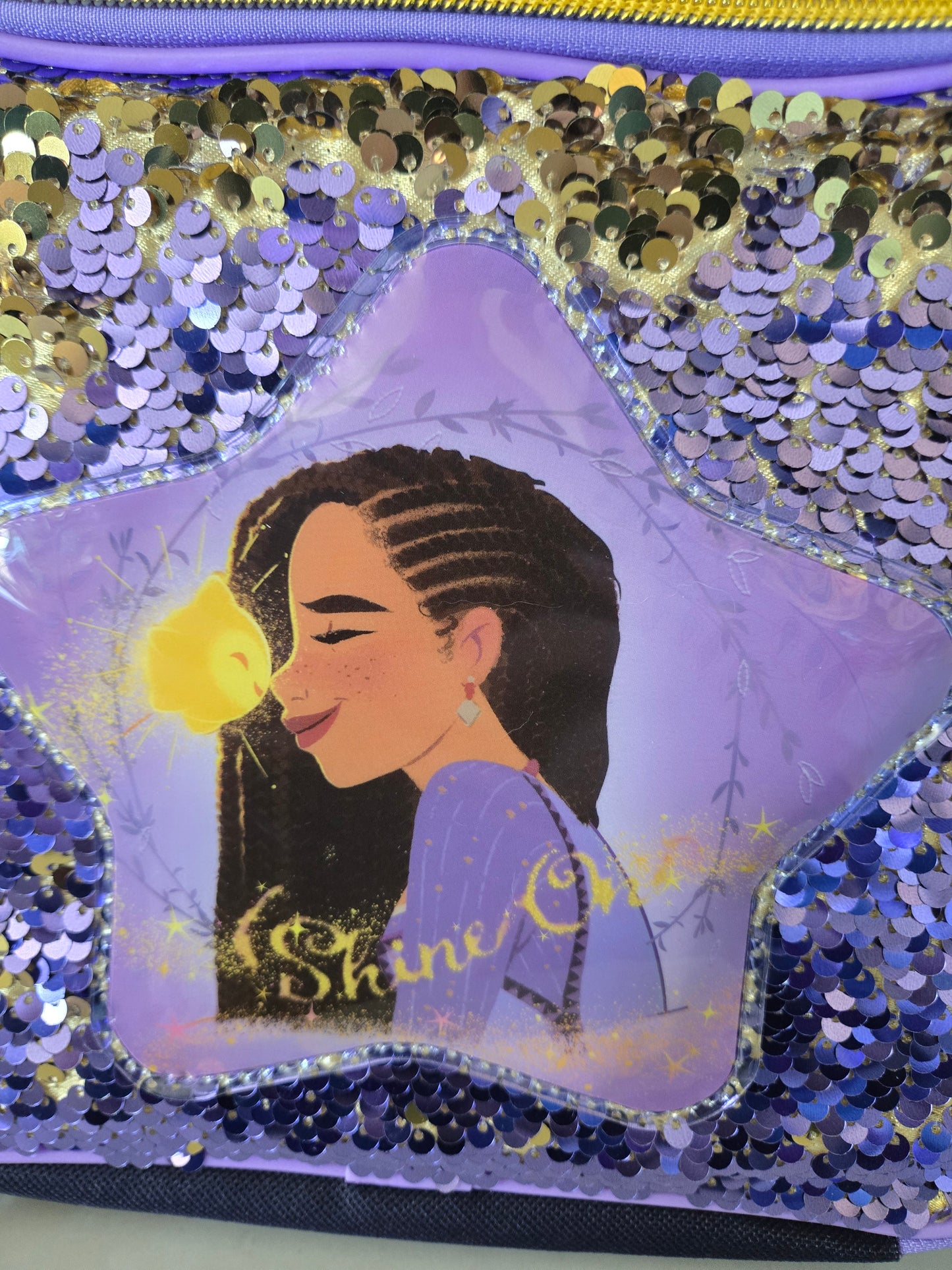 Disney Wish Sequin 5-Piece Set Backpack - Asha and Star