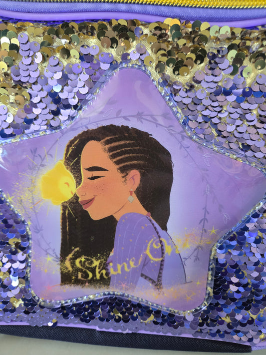 Disney Wish Sequin 5-Piece Set Backpack - Asha and Star