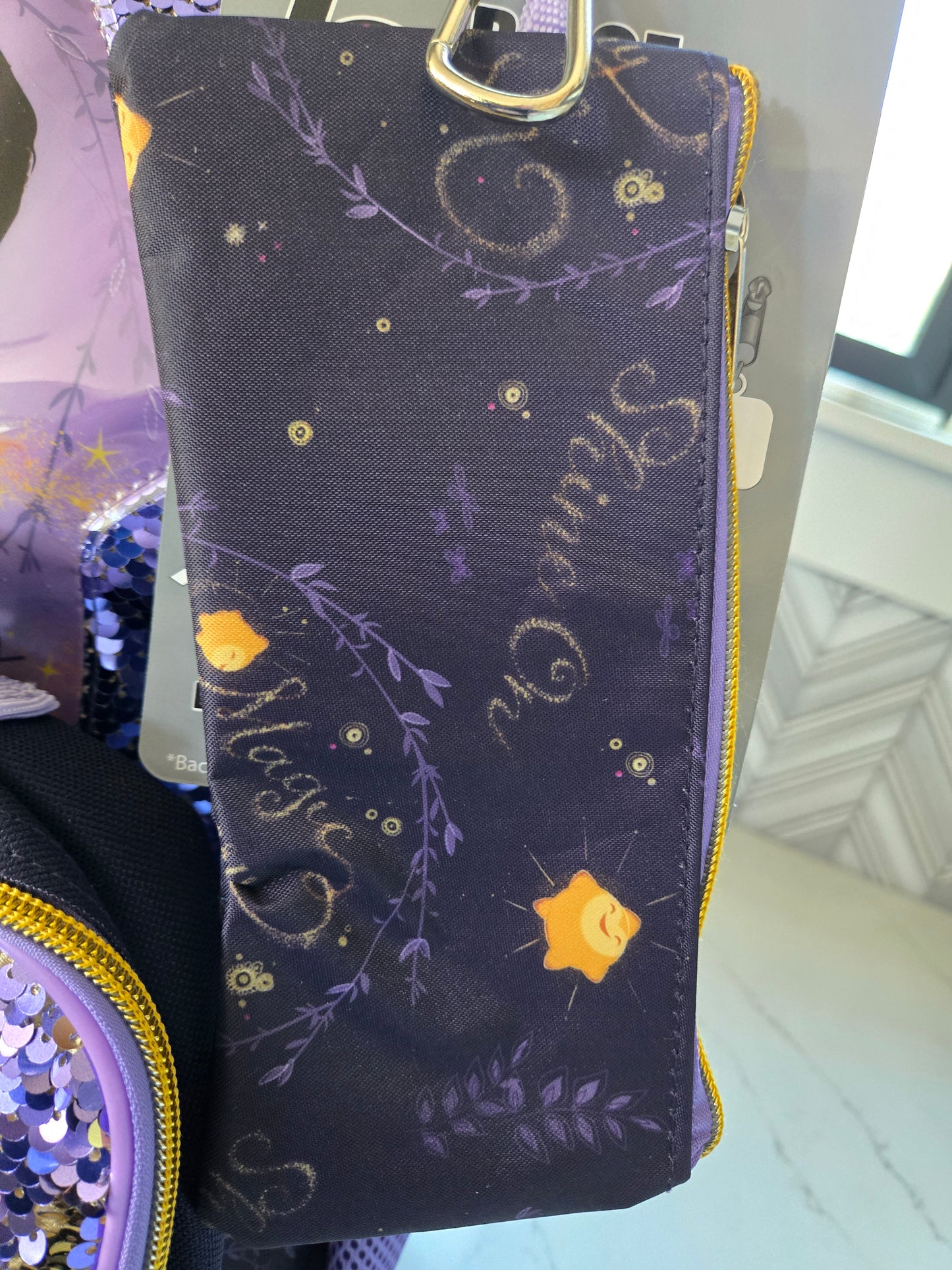 Disney Wish Sequin 5-Piece Set Backpack - Asha and Star