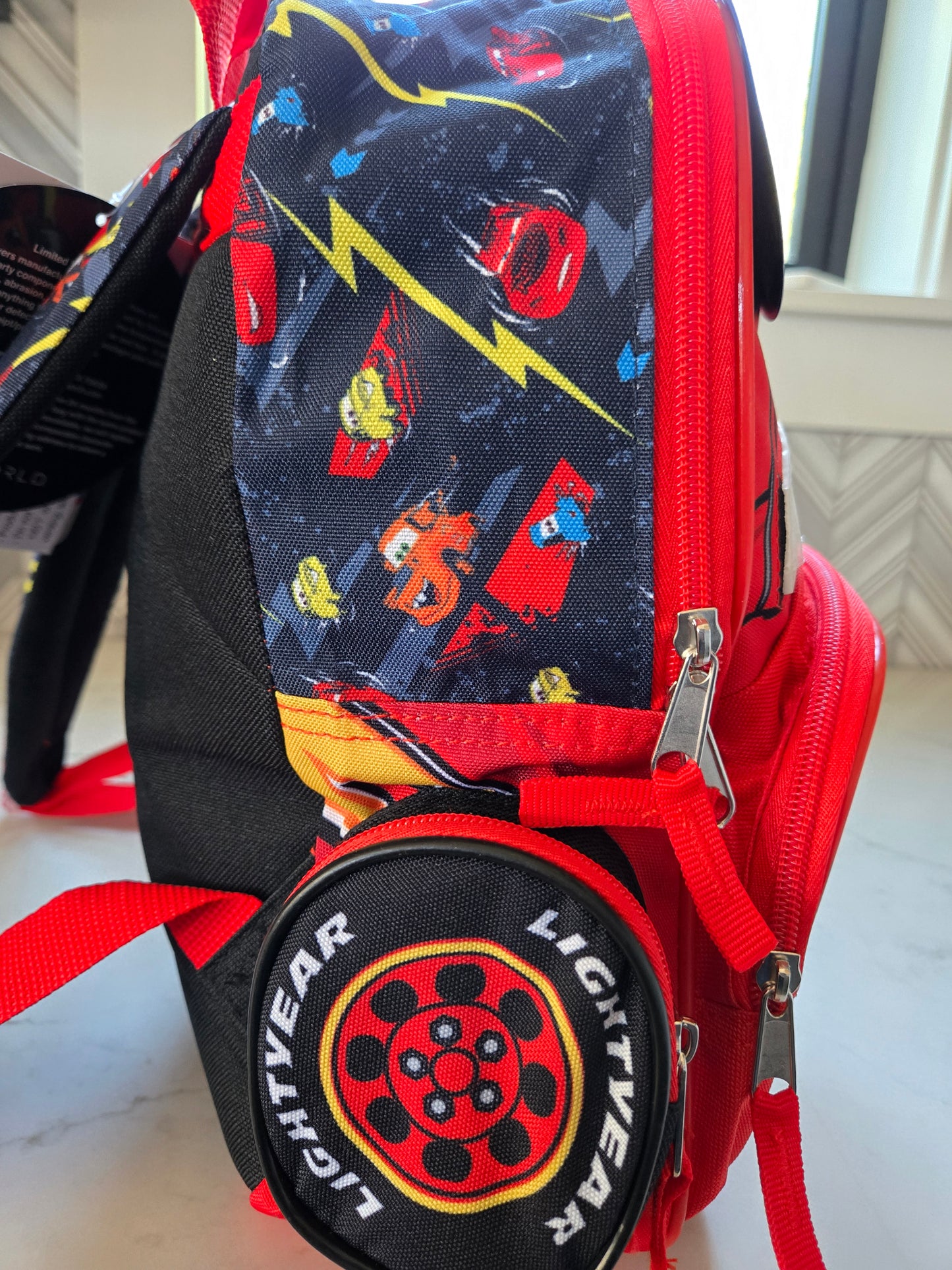Disney Pixar Cars Nylon Light-Up Mini Backpack