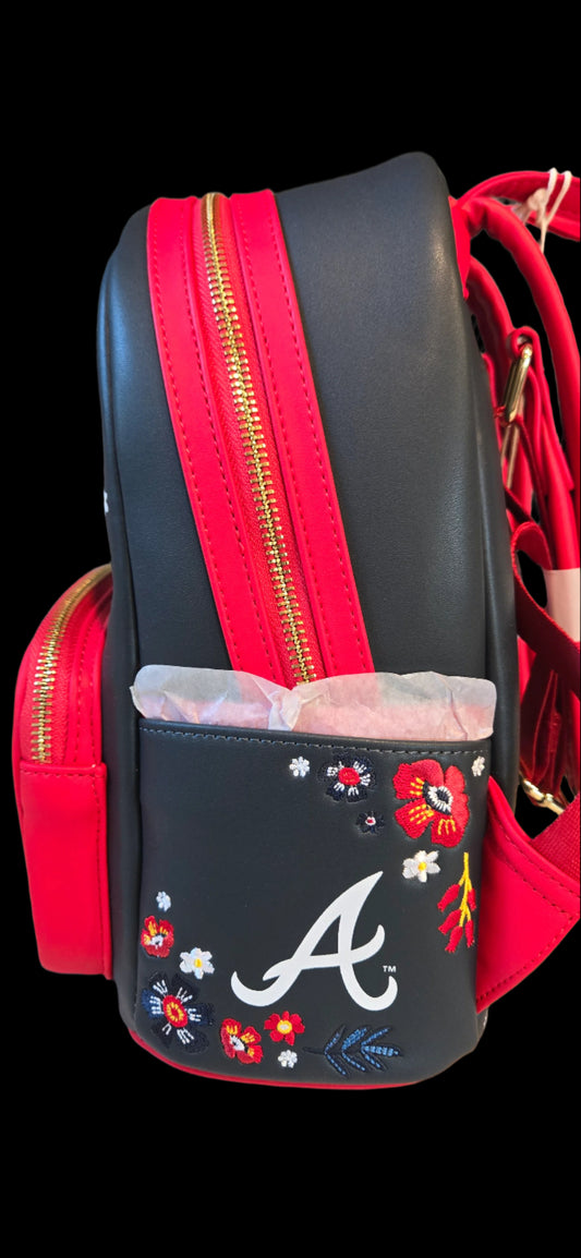 MLB Atlanta Braves Floral Mini Backpack