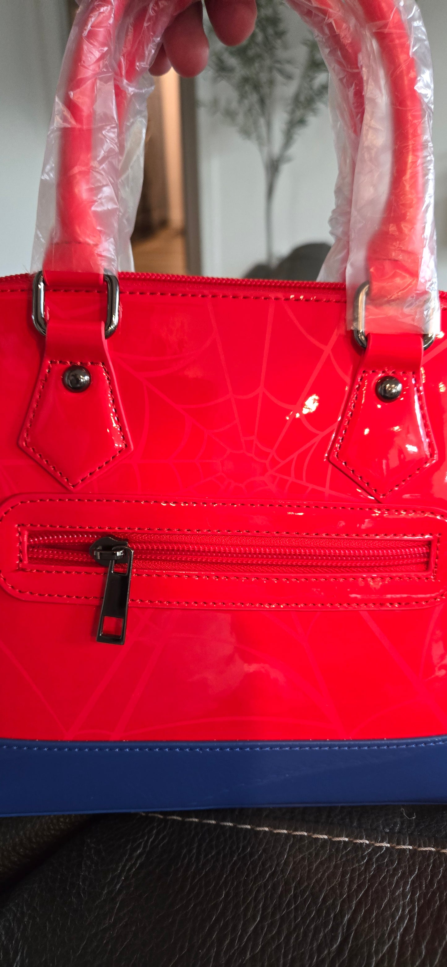 Universal Studios Marvel Spider-Man Patent Leather Crossbody Handbag