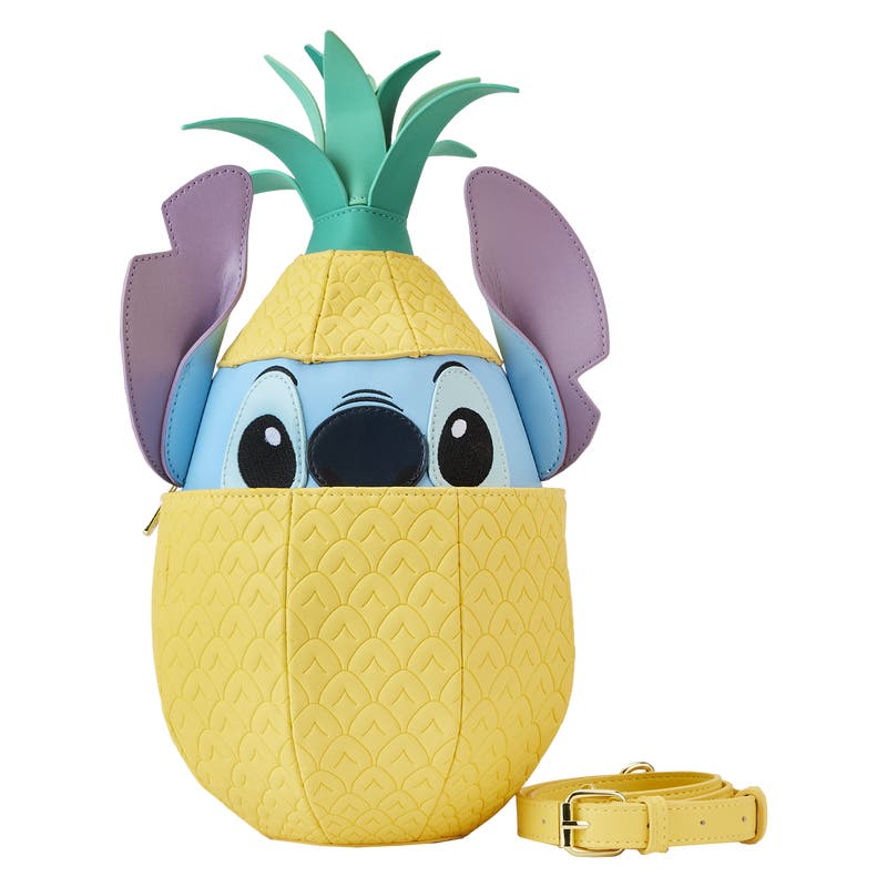 Stitch Shoppe Disney's Lilo & Stitch Figural Pineapple Crossbody Bag