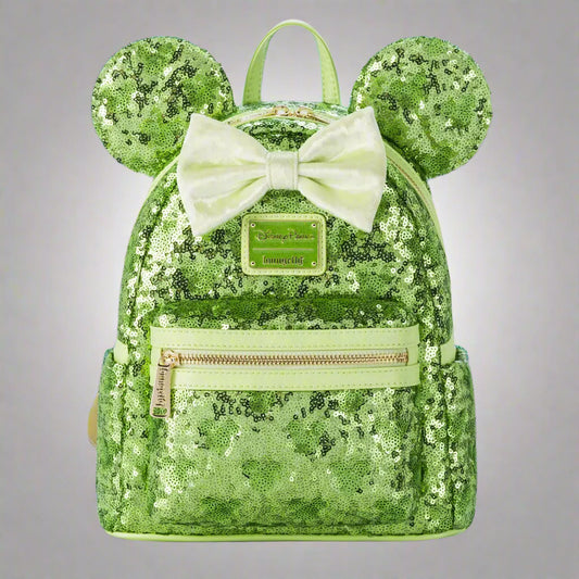 Disney Parks Exclusive Tinkerbell Sequin Mini Backpack