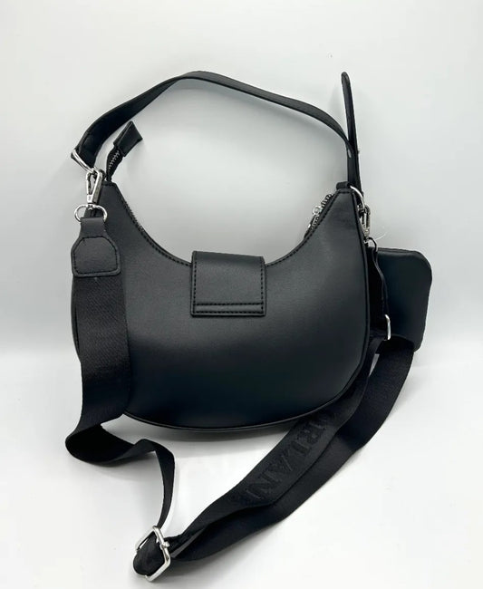 Valentino Orlandi Crescent Shaped Luxury Designer Shoulder Bag
