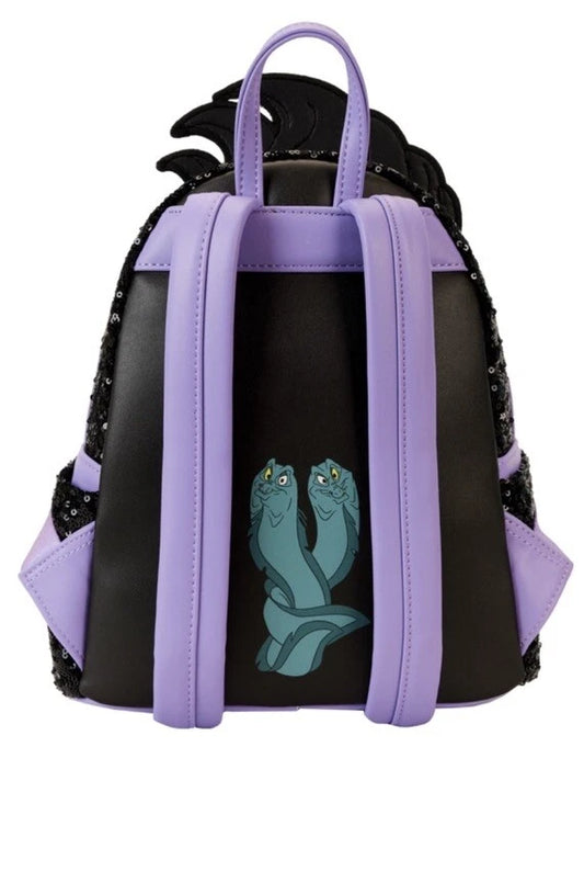 RETIRED: Disney The Little Mermaid 35th Anniversary Ursula Sequin Mini Backpack
