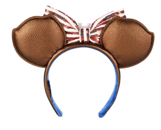 Disney Parks Captain America Novelty Ears Headband