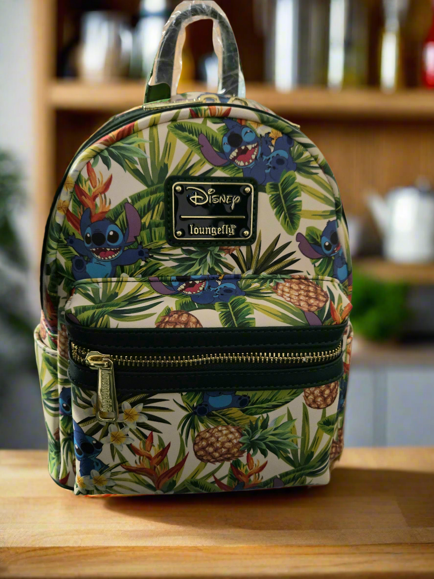 Disney Lilo & Stitch Pineapple All Over Print Mini Backpack