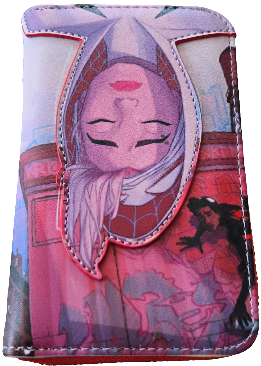 Marvel Spiderman Gwen Zip Around Wallet