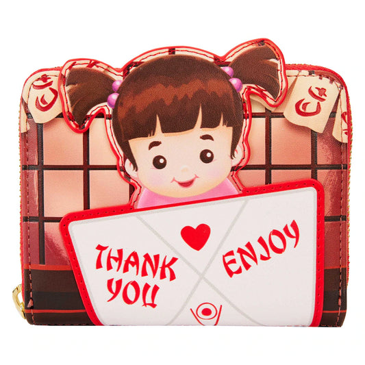 Disney Pixar Monsters Inc Boo Takeout Zip Around Wallet