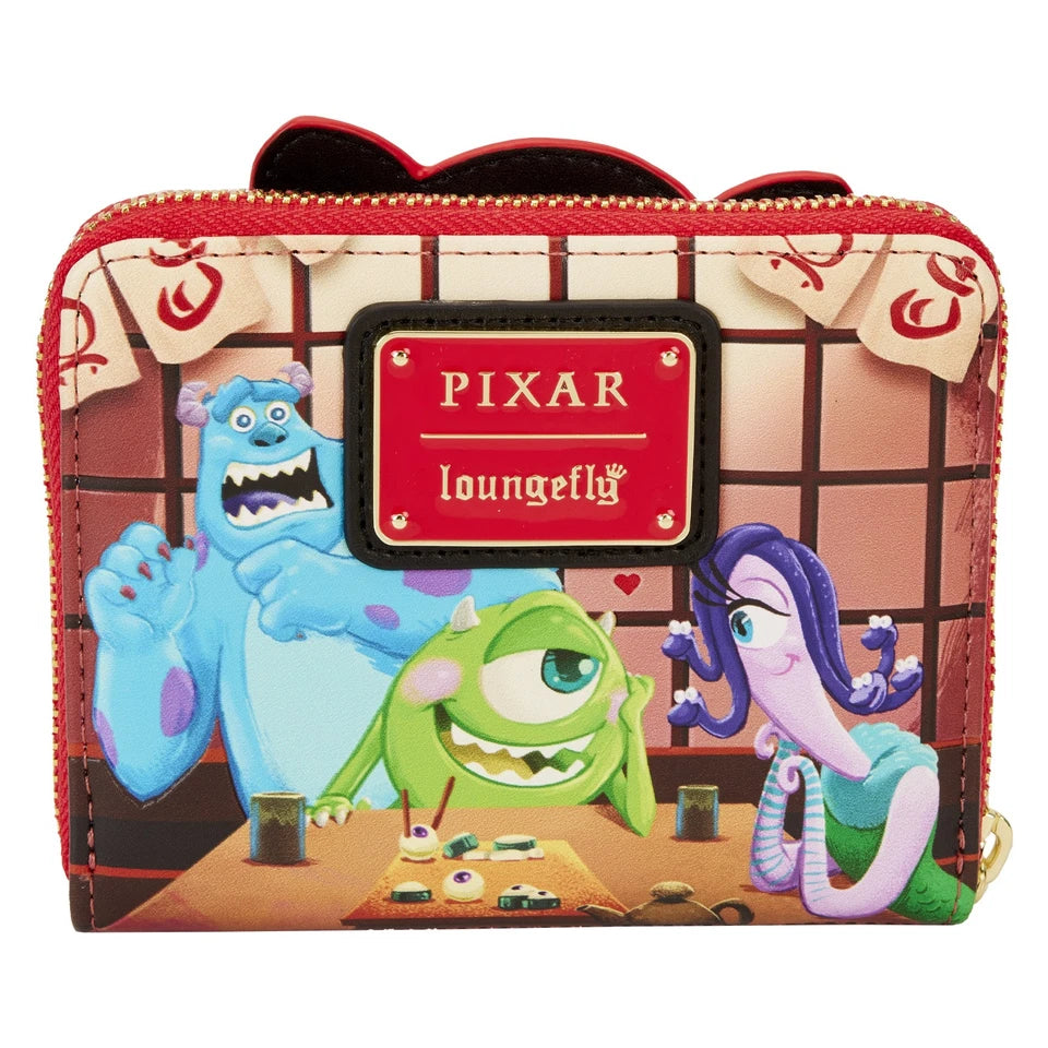 Disney Pixar Monsters Inc Boo Takeout Zip Around Wallet
