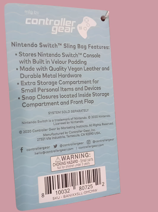 Animal Crossing Nintendo Switch Sling Bag