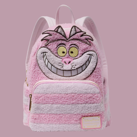 Disney Parks Exclusive Plush Cheshire Cat Mini Backpack