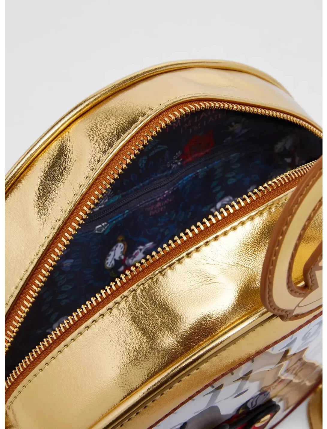 Disney Alice In Wonderland Rabbit Clock Crossbody