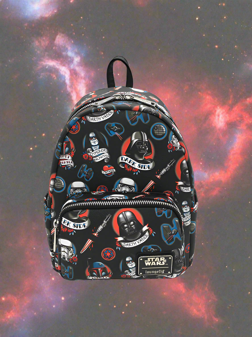 Star Wars Lucas Film SW Dark Side Tattoo Mini Backpack