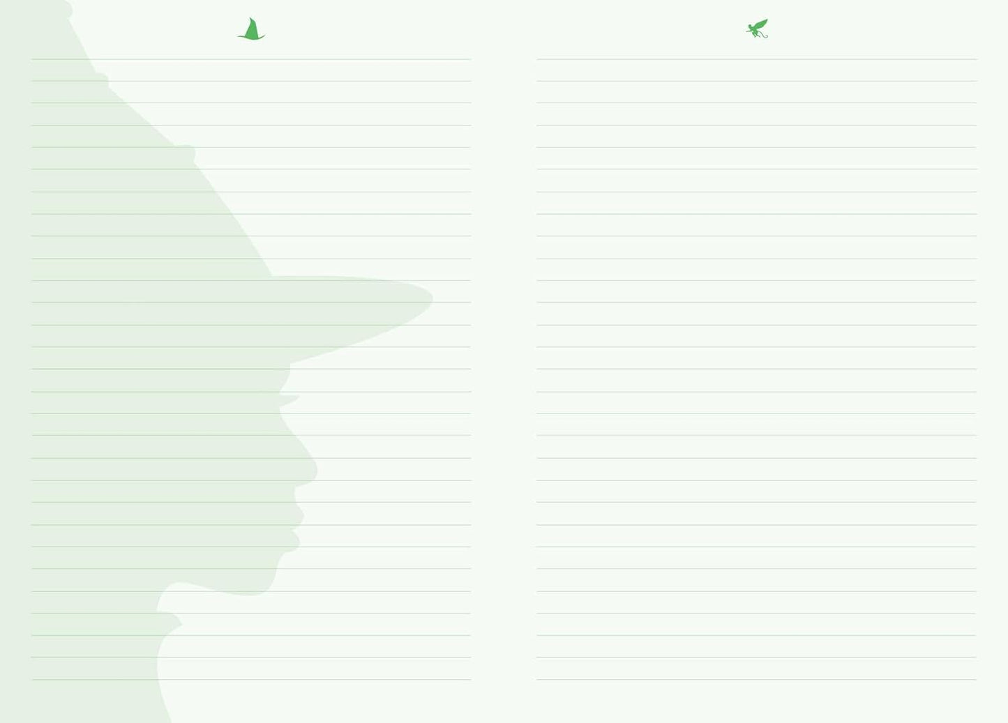 Wicked Elphaba Glinda Reversible Journal