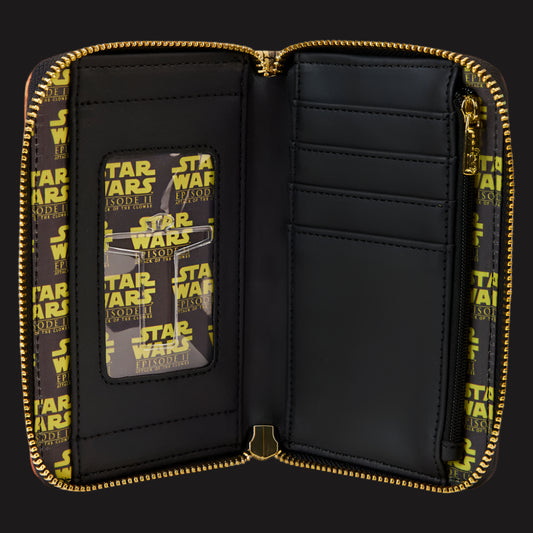 Star Wars Episode 2 Attack of the Clones Scene Zip Around Wallet