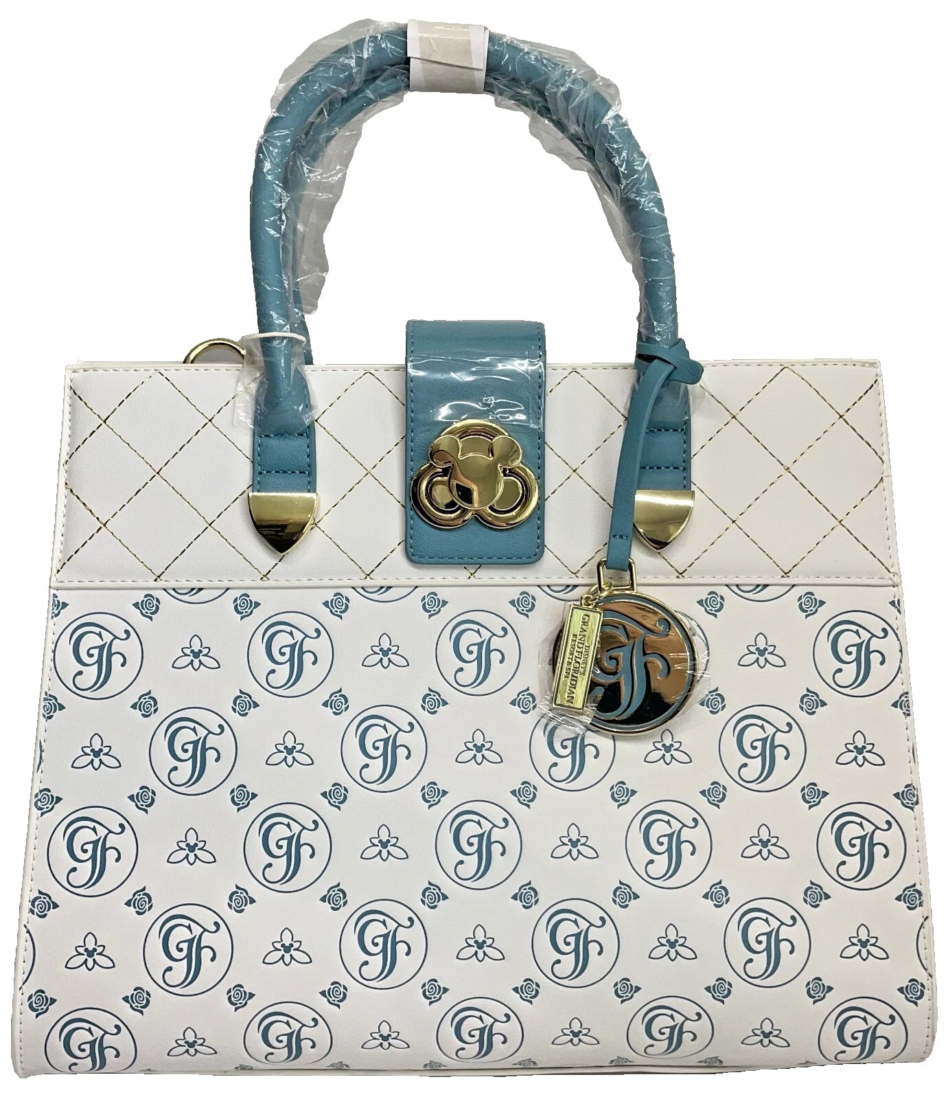 Disney Parks Exclusive Grand Floridian Resort Satchel Purse Handbag with Crossbody Strap