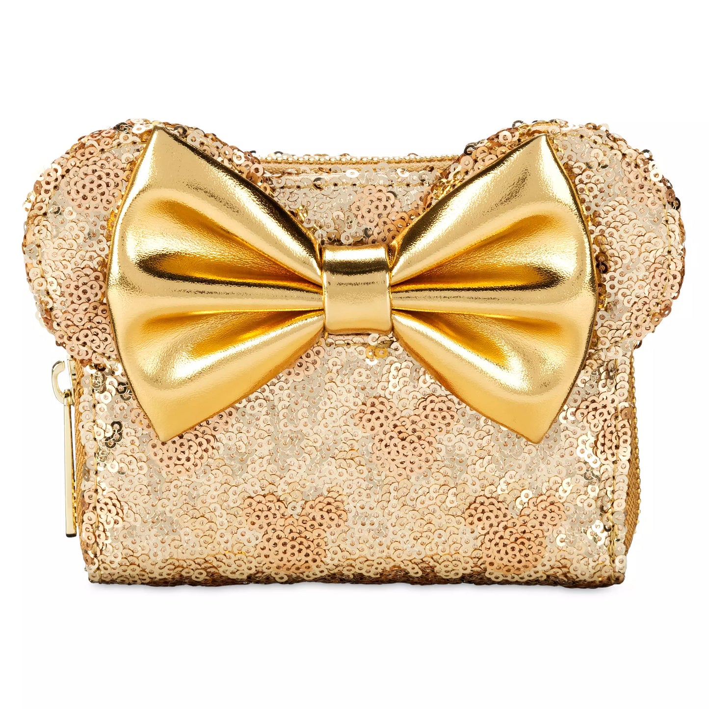 Disney Parks Gold Sequin Minnie Mouse Wallet