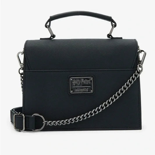 Harry Potter Deathly Hallows Elder Wand Small Black Crossbody Handbag