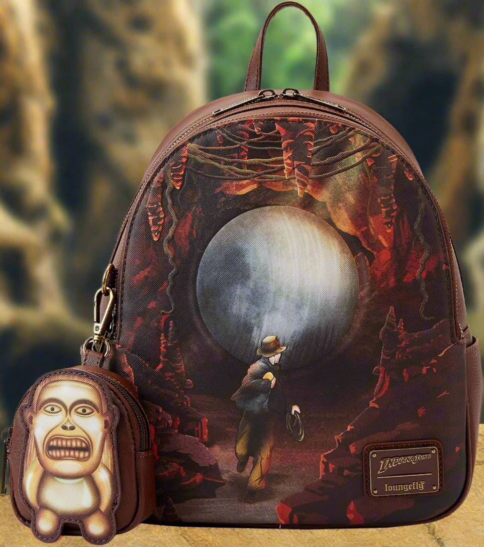 Loungefly Indiana Jones Raiders Mini Backpack with Coin Purse