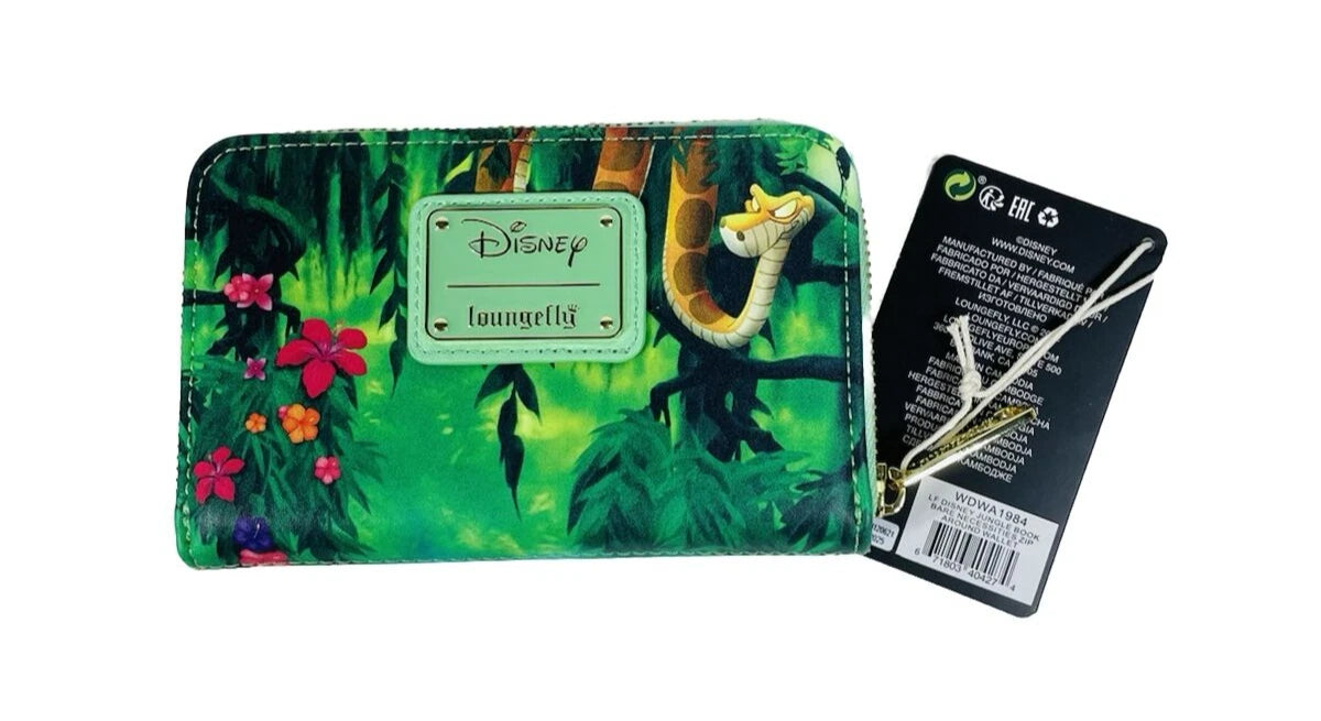 Disney Jungle Book Bare Necessities Zip Around Wallet