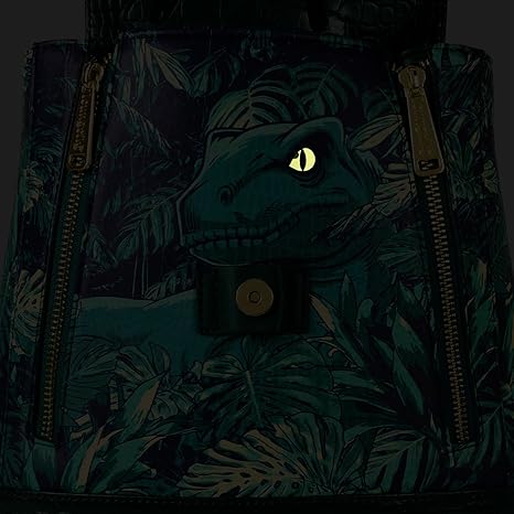 Disney Universal Studios Jurassic Park Glow in the Dark Mini Backpack