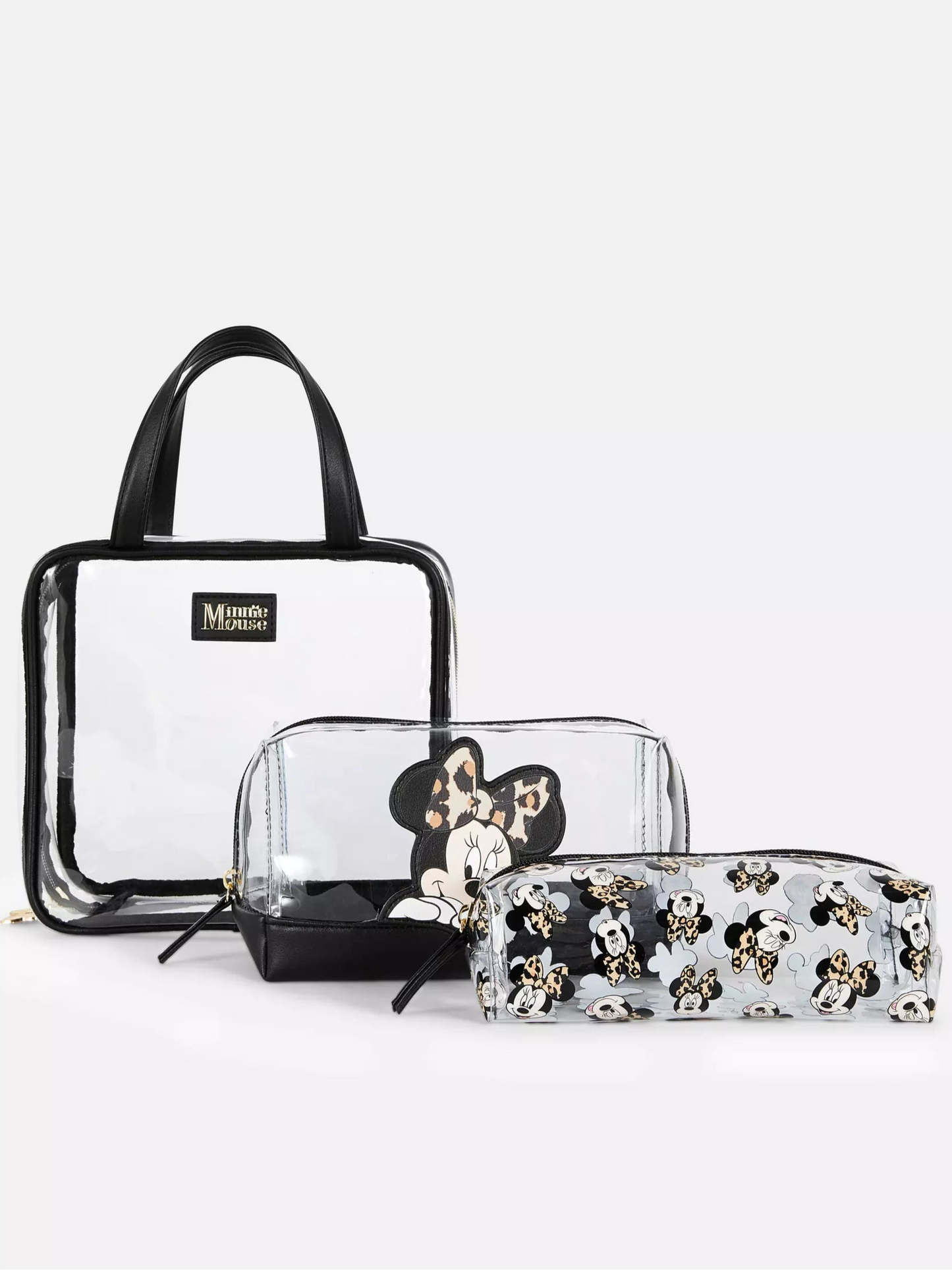 Disney Minnie Mouse Cosmetic Bag - 3 Pack Cheetah