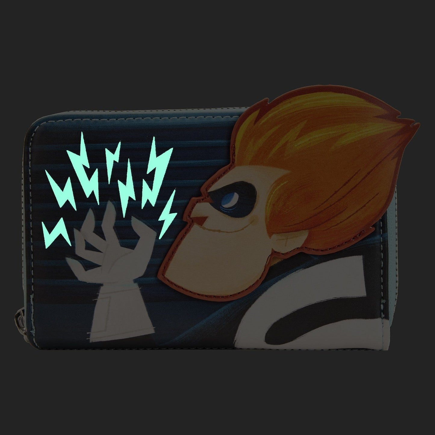Disney's Pixar Moments Incredibles Syndrome Zip Around Wallet - Glow in the Dark