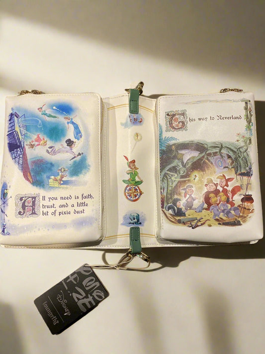 Disney Peter Pan Book Series Convertible Crossbody Backpack
