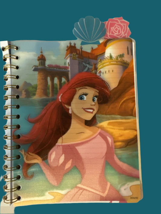 Disney Princess Journal With Floral Tabs