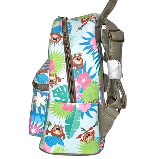 Disney Moana Pua Hei Hei Kakamora Floral Mini Backpack