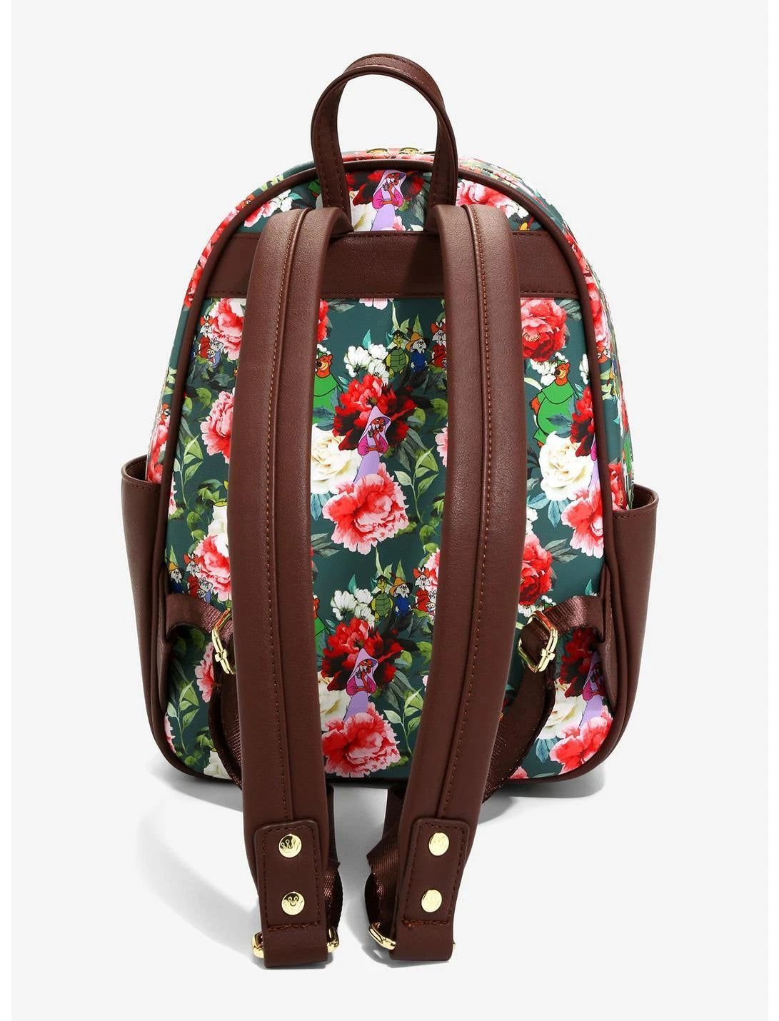 Disney Robin Hood Characters Floral Mini Backpack